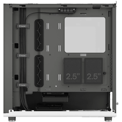 Fractal North TG Mid Tower Case - White 